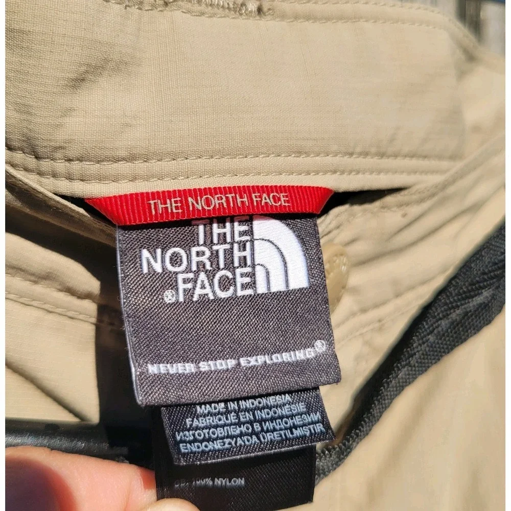 North Face Horizon Peak Cargo Pants Sz XL Khaki Ripstop Hiking Outdoor Camping